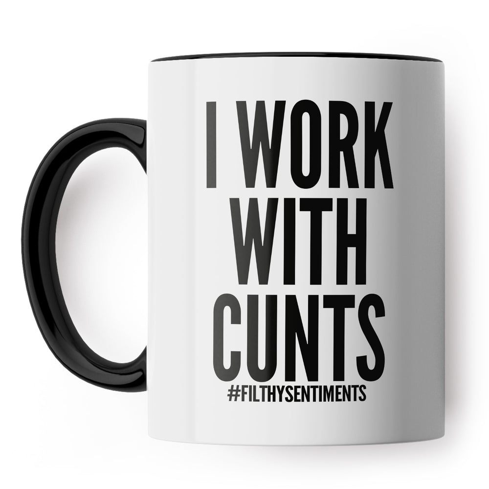 I Work With Cunts Mug #2 image